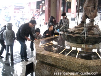 Sensoji Temple Purification Well