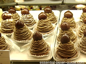 Japanese Mont Blanc Cake